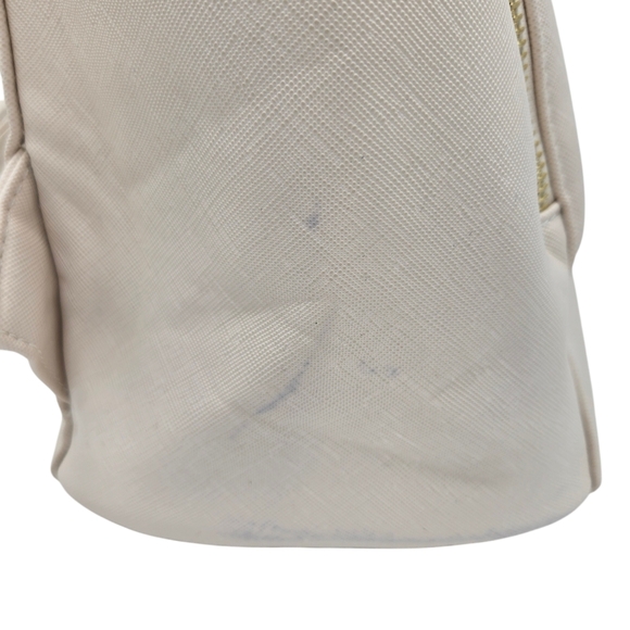 Wink Kangaroo Backpack Purse Bag Winter White Side Zippers Adjustable Straps - Picture 16 of 16